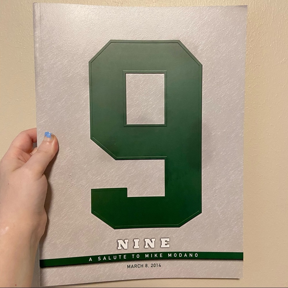 “Nine: A Salute to Mike Modano” Hockey Stats and Photos Book - Great Collectible